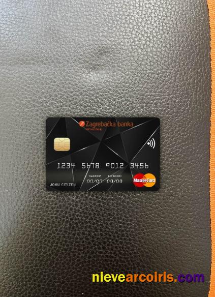 Croatia Zagrebacka bank mastercard photolook